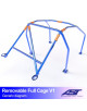 Roll Cage OPEL Kadett (C) 3-doors Coupe REMOVABLE FULL CAGE V1