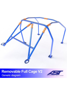 Arceau de Sécurité SUBARU BRZ (ZC6) 2-doors Coupe REMOVABLE FULL CAGE V2