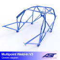 Roll Cage FORD Escort (Mk3/Mk4) 3-doors Coupe MULTIPOINT WELD IN V3