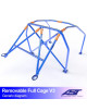 Roll Cage TOYOTA MR-2 (W30) 2-doors Roadster REMOVABLE FULL CAGE V3