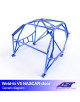 Roll Cage BMW (E30) 3-Series 4-doors Sedan AWD WELD IN V5 NASCAR-door for drift