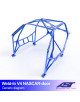 Roll Cage BMW (E34) 5-Series 4-doors Sedan RWD WELD IN V4 NASCAR-door for drift