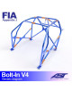 Roll Cage Renault R19 (Phase 1/2) 3-door Coupe BOLT IN V4