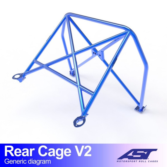 Arco trasero CITROËN AX (Phase 1/2 ) 3-puertas Hatchback REAR CAGE V2