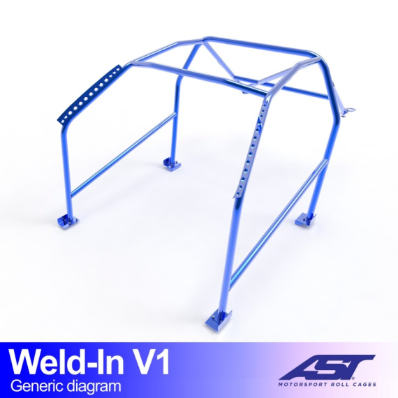 Roll Cage VW Golf (Mk3) 5-doors Hatchback WELD IN V1