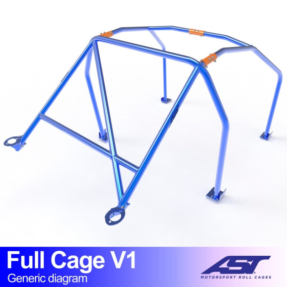 Arco de Seguridad CITROËN ZX 3-puertas Hatchback FULL CAGE V1