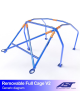 Arco de Seguridad CITROËN AX (Phase 1/2) 5-door Hatchback DESMONTABLE FULL CAGE V2