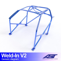 Roll Cage CITROËN Saxo (Phase 1/2 ) 3-doors Hatchback WELD IN V2