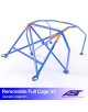 Roll Cage CITROËN C2 (Phase 1/2 ) 3-doors Hatchback REMOVABLE FULL CAGE V3