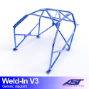 Roll Cage CITROËN Saxo (Phase 1/2) 5-door Hatchback WELD IN V3