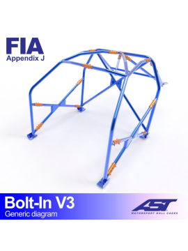 Arco de Seguridad CITROËN ZX 3-puertas Hatchback ATORNILLAR V3