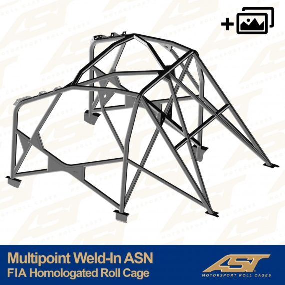 FIA Homologated Roll Cage HYUNDAI Kona (OS) 5-door SUV MULTIPOINT WELD IN ASN