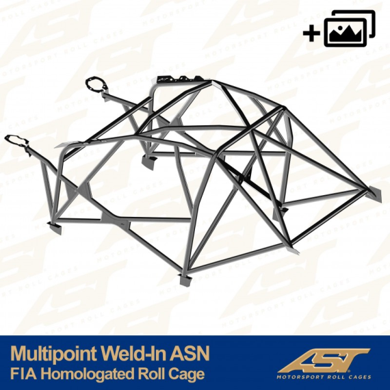 Arco de Seguridad HomologadoFIA HYUNDAI I30 (PDE/PDEN) 5-puertas Fastback MULTIPUNTO SOLDAR ASN