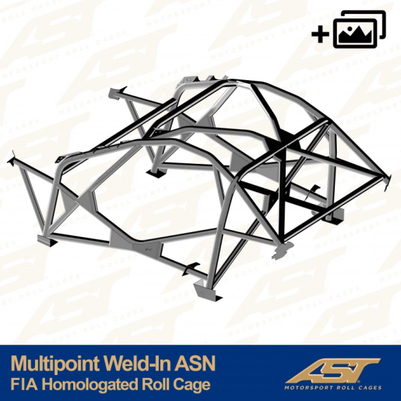 Arceau de Sécurité homologué FIA TOYOTA MR-2 (W30) 2-doors Roadster MULTIPOINT WELD IN ASN