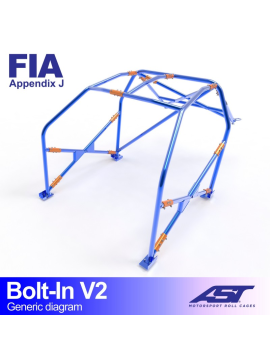 Roll Cage CITROËN AX (Phase 1/2 ) 3-doors Hatchback BOLT IN V2