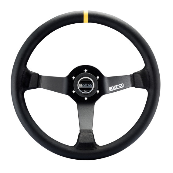 SPARCO R345 STEERING WHEEL Ø350mm SMOOTH LEATHER