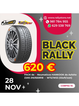 4 NEUMATICOS HANKOOK Z205 - 210/650R18 W72/W53 SSOFT/WET