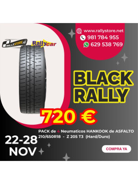 4 NEUMATICOS HANKOOK Z205 - 210/650R18 T3 HARD/DURO