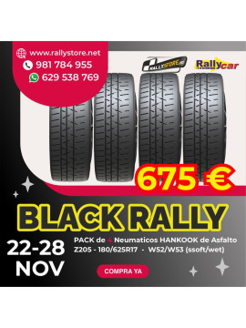 4 NEUMATICOS HANKOOK Z205 - 180/627R17 W52/W53 SSFOT/WET