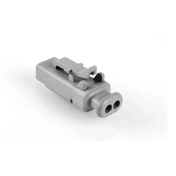 Automotive Connectors 2 Pin Plug w/ Strn Rlf