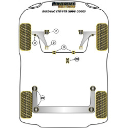 POWERFLEX POUR PEUGEOT 106 & 106 GTI/RALLYE