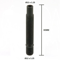 Steel wheel lug 12X1.25