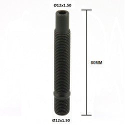 Steel wheel lug 12X1.50