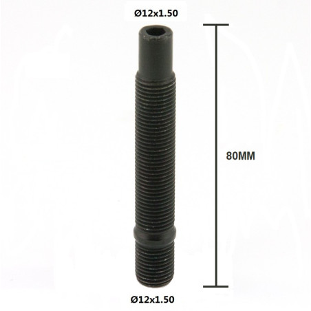 Steel wheel lug 12X1.50