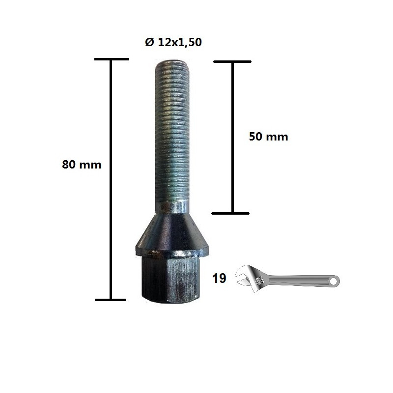 WHEEL BOLT 12x1.50