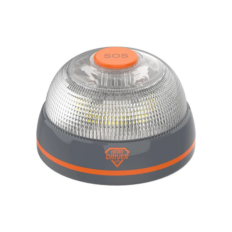 V16 Hero Driver LED IoT Beacon  Géolocalisé et connecté DGT 3.0