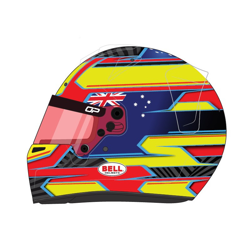 BELL KC7-CMR PRO OSCAR PIASTRI HELMET