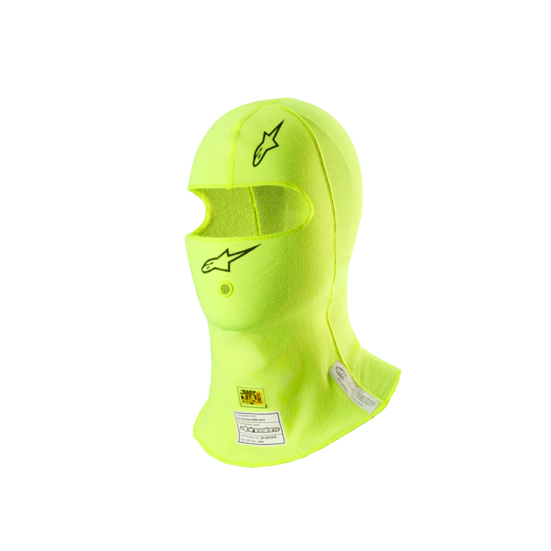 BALACLAVA ALPINESTARS FOR RALLY DRIVER COLOUR YELLOW