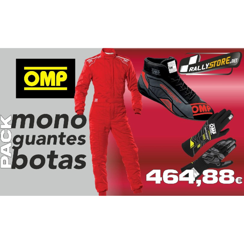 OFERTA EQUIPACIÓN OMP PILOTO DE RALLY