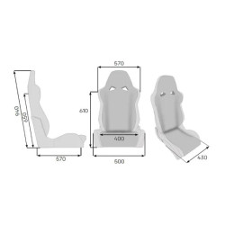 Siège inclinable OMP RTS