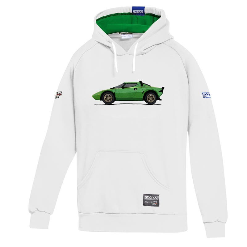 SPARCO SWEAT A CAPUCHE LANCIA HF GR 4
