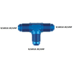 9/16X18 JIC/UNF GOODRIDGE MALE EQUAL TEE ADAPTOR