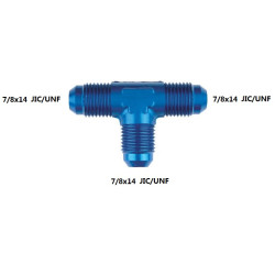 7/8x14 JIC/UNF GOODRIDGE MALE EQUAL TEE ADAPTOR