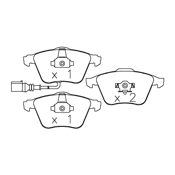 OMP ROAD & SPORT BRAKE PADS