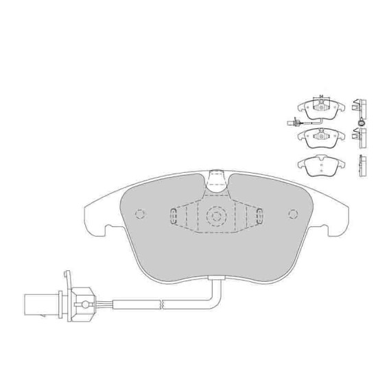 OMP ROAD & SPORT BRAKE PADS