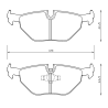 ENDLESS N35 brake pads.