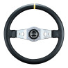 VOLANTE SPARCO L555 PIEL LISA 2 BRAZOS PLATA