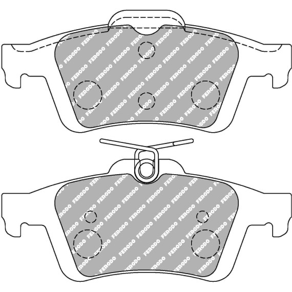 PLAQUETTE DE FREIN FERODO RACING DS2500