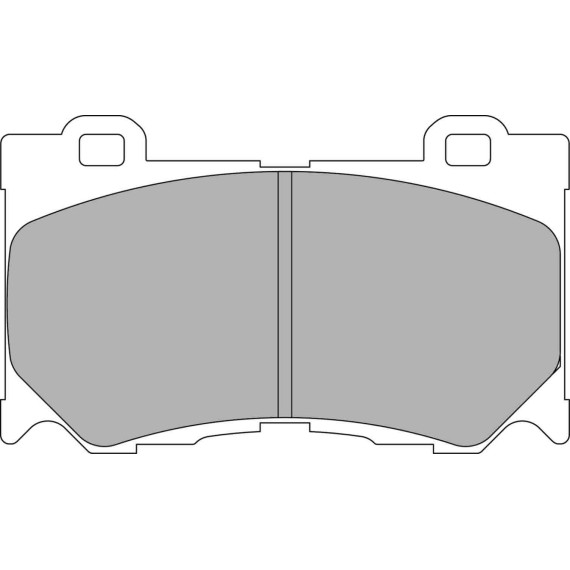 PASTILLA DE FRENO FERODO RACING DS2500